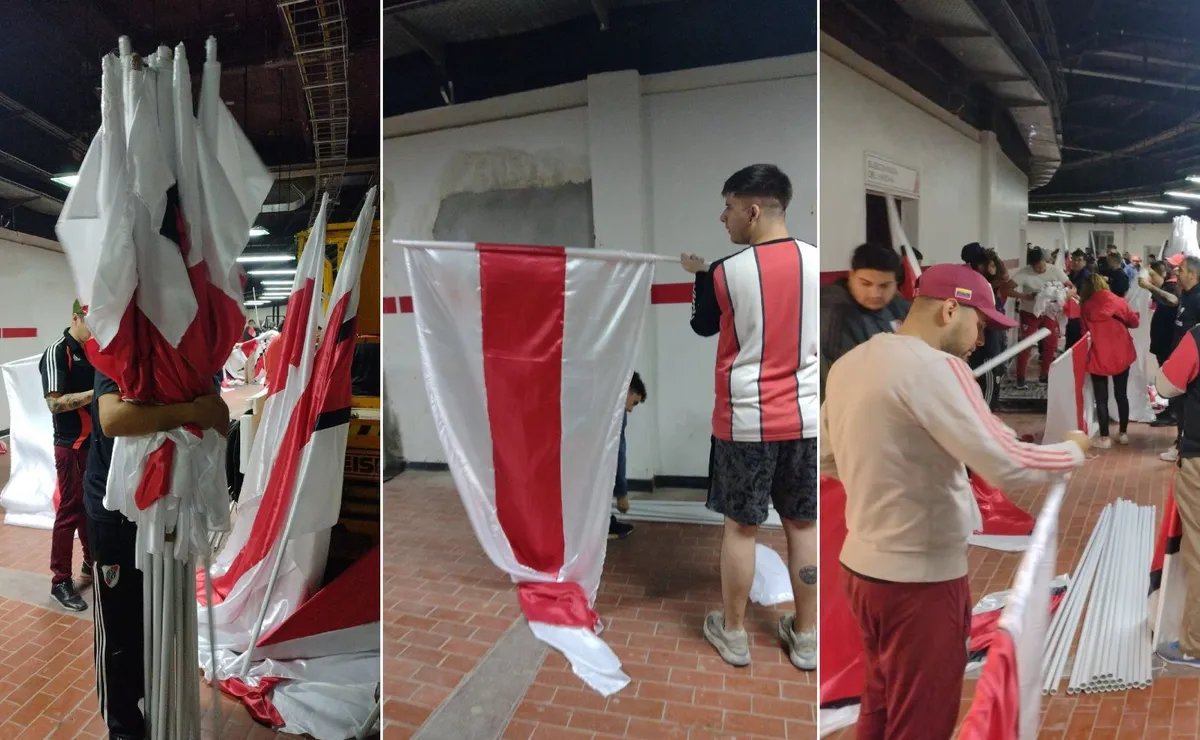 Los hinchas de River preparan otra fiesta inolvidable para el superclásico.