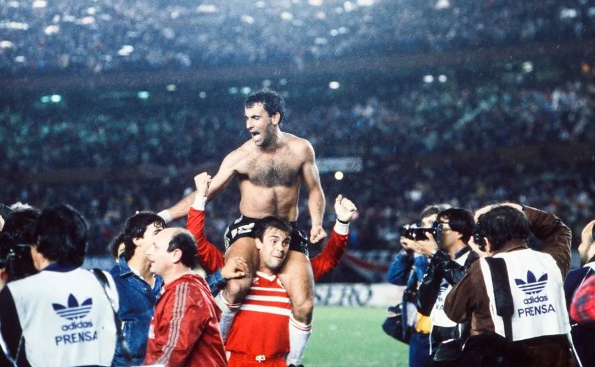 Antonio Alzamendi, campeón de todo con la camiseta de River en 1986.