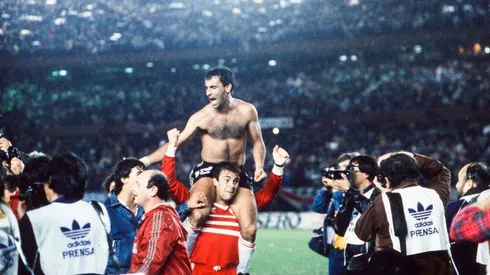Antonio Alzamendi, campeón de todo con la camiseta de River en 1986.