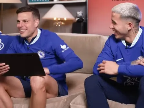 Desopilante clase de inglés para Enzo Fernández