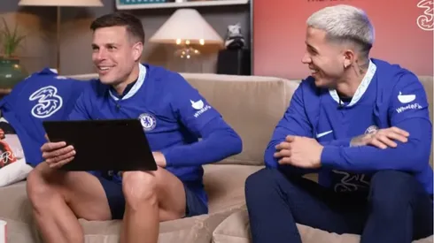 Enzo Fernández grabó un divertido video en el Chelsea