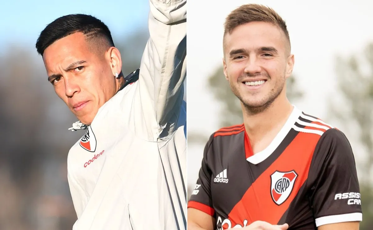 Las divertidas chicanas de Barco y Palavecino que enloquecieron a los hinchas de River.