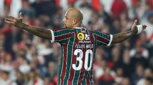 Felipe Melo haciendo de Felipe Melo: papelón absoluto en el Monumental.