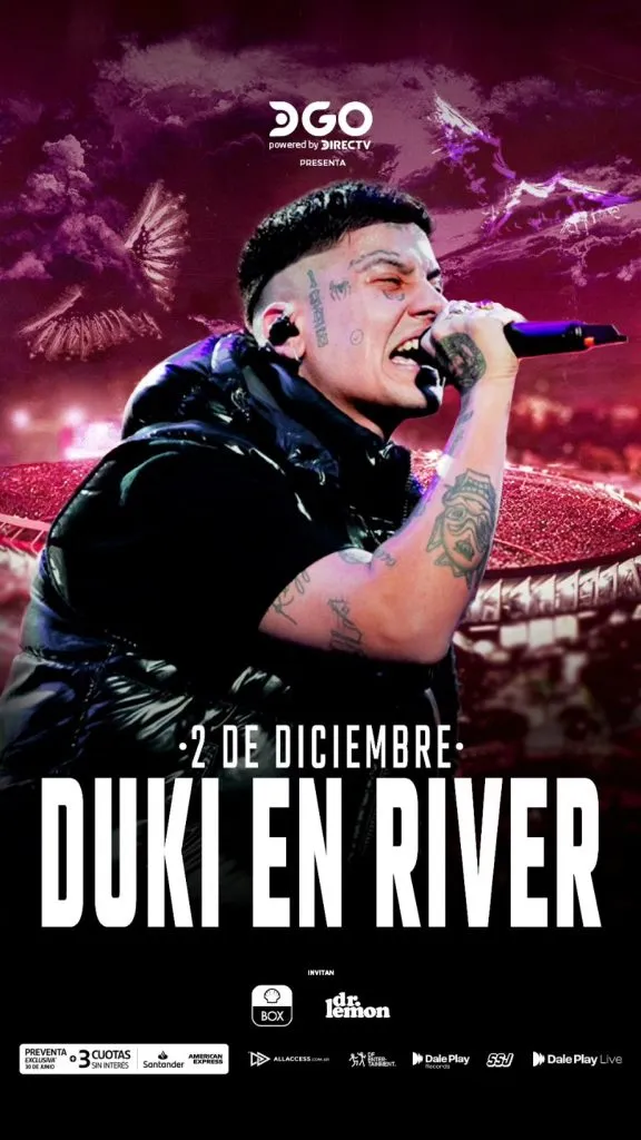 duki river entradas