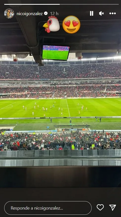 La historia de Nico González en el Monumental.