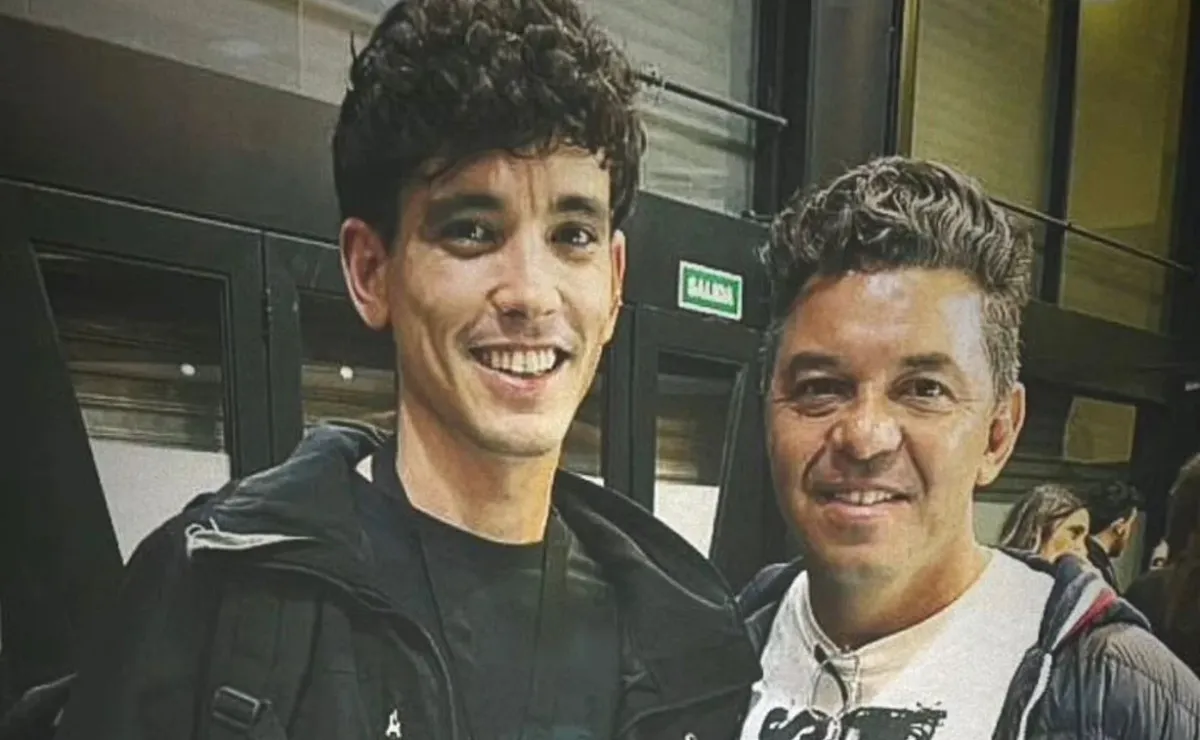 Tras el no al Marsella, Gallardo fue al recital de una reconocida banda de rock