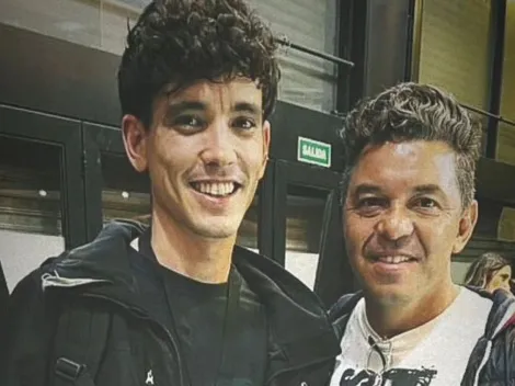 Tras el no al Marsella, Gallardo fue al recital de una reconocida banda de rock