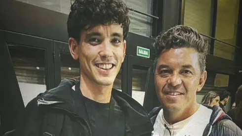 Tras el no al Marsella, Gallardo fue al recital de una reconocida banda de rock