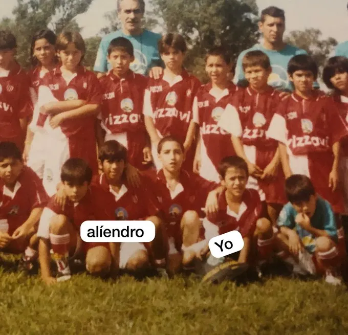 Aliendro en el equipo de la Fundación Gallardo (Foto: Martín Palacio)