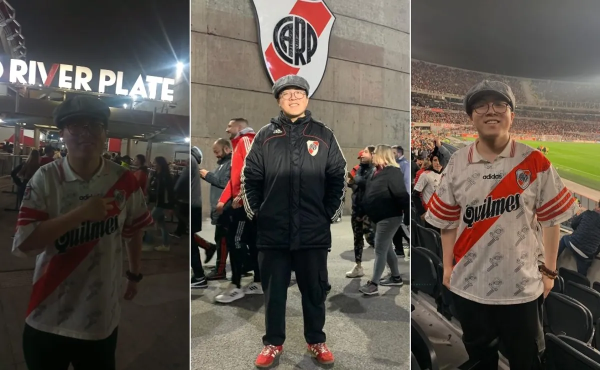 Sam viajó a la Argentina para conocer el Monumental y alentar al Más Grande.