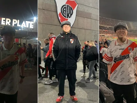 La increíble historia de Sam, un fanático de River que nació en China y cumplió el sueño de conocer el Monumental