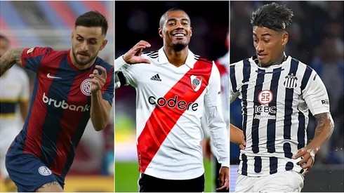 River, Talleres y San Lorenzo, los tres primeros de la Liga Profesional.