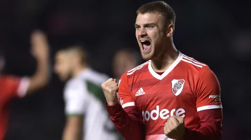 Lucas Beltrán, la gran figura de River ante Banfield en el sur.