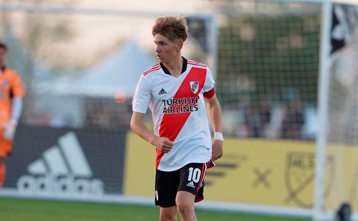 Mastantuono y su fanatismo por River