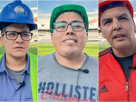 La emoción de los obreros que estuvieron en la Belgrano Inferior contra Fluminense