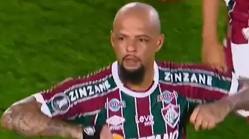 Felipe Melo haciendo de Felipe Melo: papelón absoluto en el Monumental.