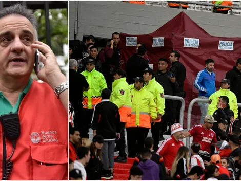 El jefe del SAME confirmó la muerte del hincha por un traumatismo de cráneo