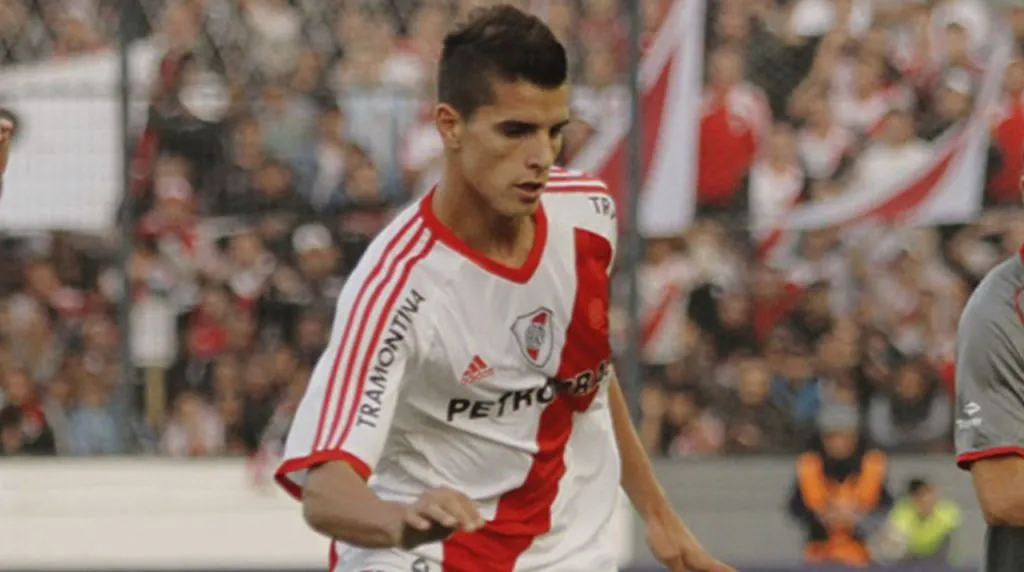 Erik Lamela fue de las grandes figuras del fútbol argentino con la camiseta de River.