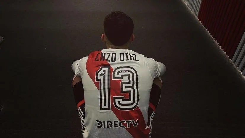 La segunda foto que usó Enzo Díaz para ilustrar su publicación.