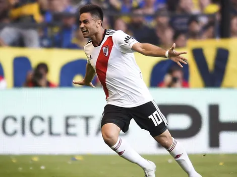 Pity Martínez y un guiño a River en medio de su posible regreso