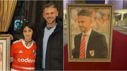 Micho recibió un cuadro espectacular.