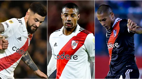 Elías Gómez, Nicolás De La Cruz y Jonatan Maidana.