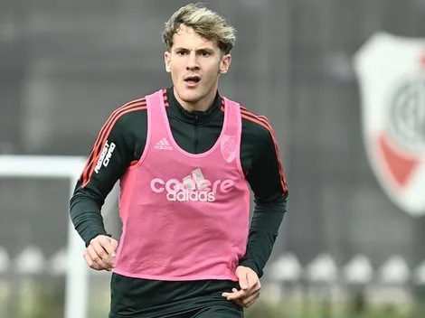 Video: las primeras imágenes de Colidio en River, entrenando a pura exigencia