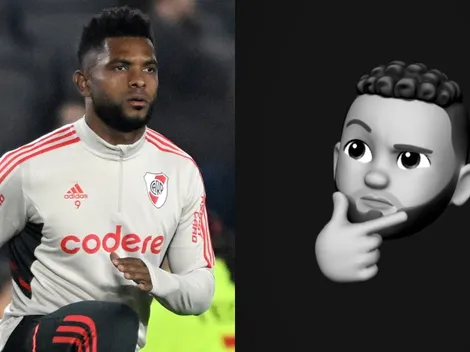 Borja: suplente y un posteo llamativo