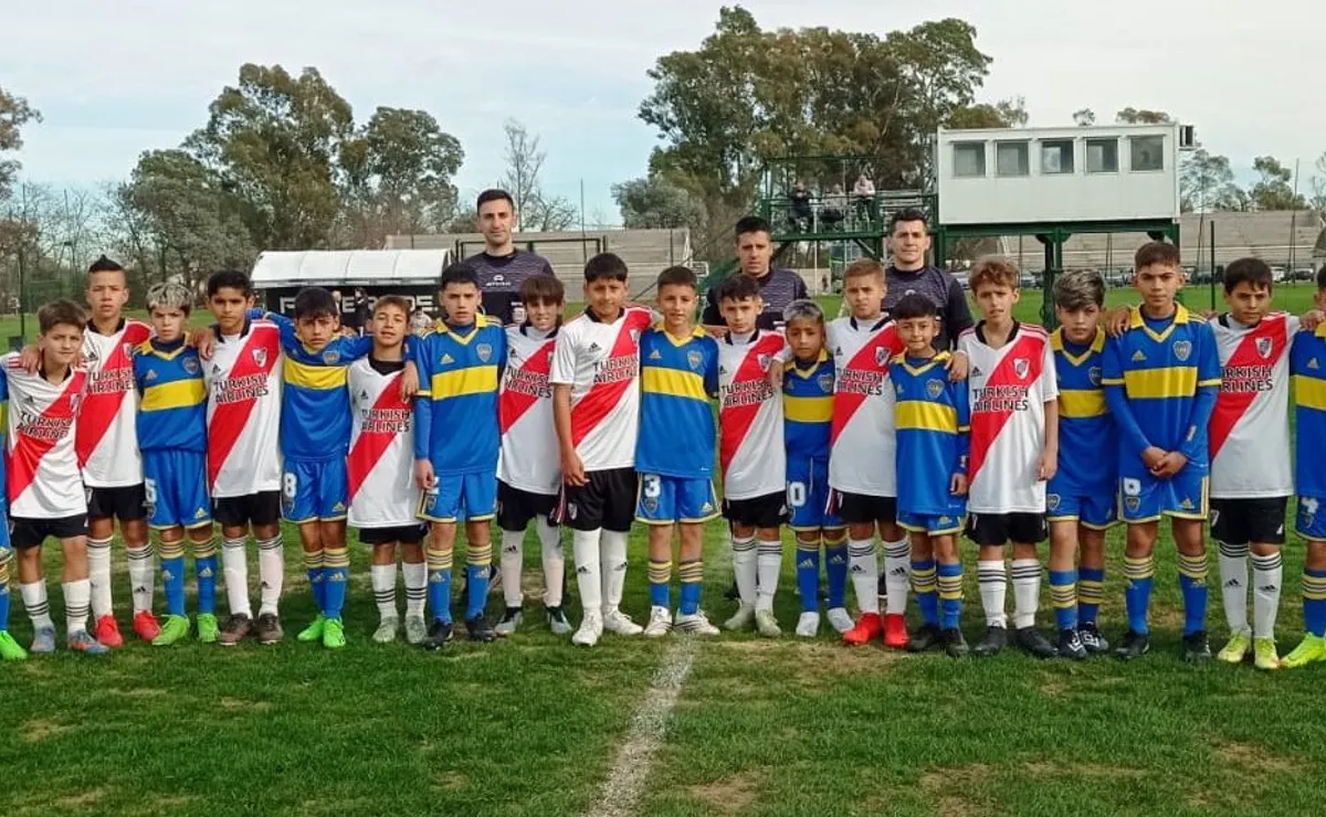 Las infantiles del Más Grande superaron a Boca en la jornada de superclásicos.
