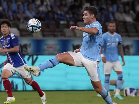 Arrancó con todo: gol de Julián Álvarez en el primer amistoso del City