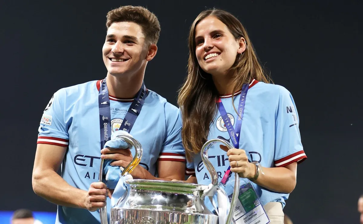 Julián Álvarez logró un hito en el City