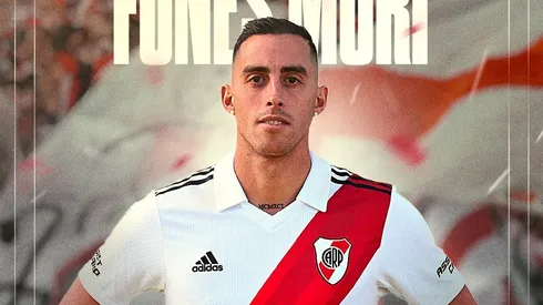 Primer refuerzo, adentro: Ramiro Funes Mori firmó su contrato con River