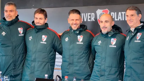 Demichelis y su cuerpo técnico