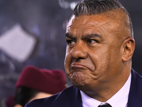 Apareció Chiqui Tapia y saludó a River por el título