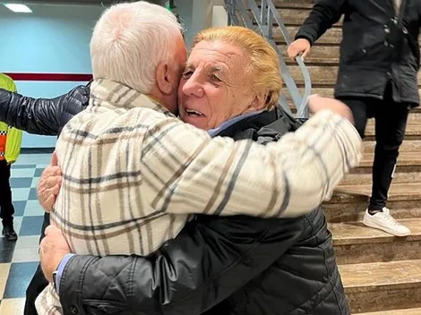 El Beto y Mostaza se reencontraron en el Monumental y celebraron el título de River