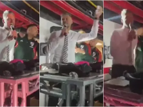 Demichelis lideró la fiesta del campeón: “Porque este año de acá de Núñez…”