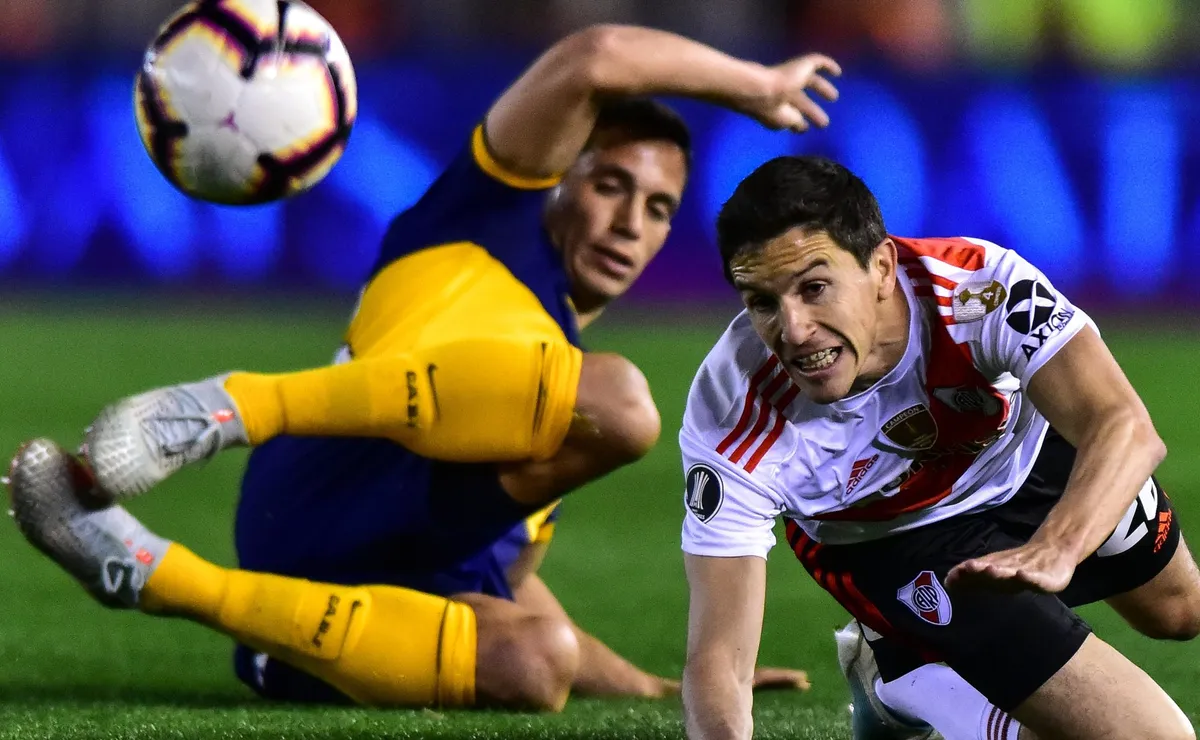 El último cruce en el Monumental frente a Boca por Copa Libertadores.