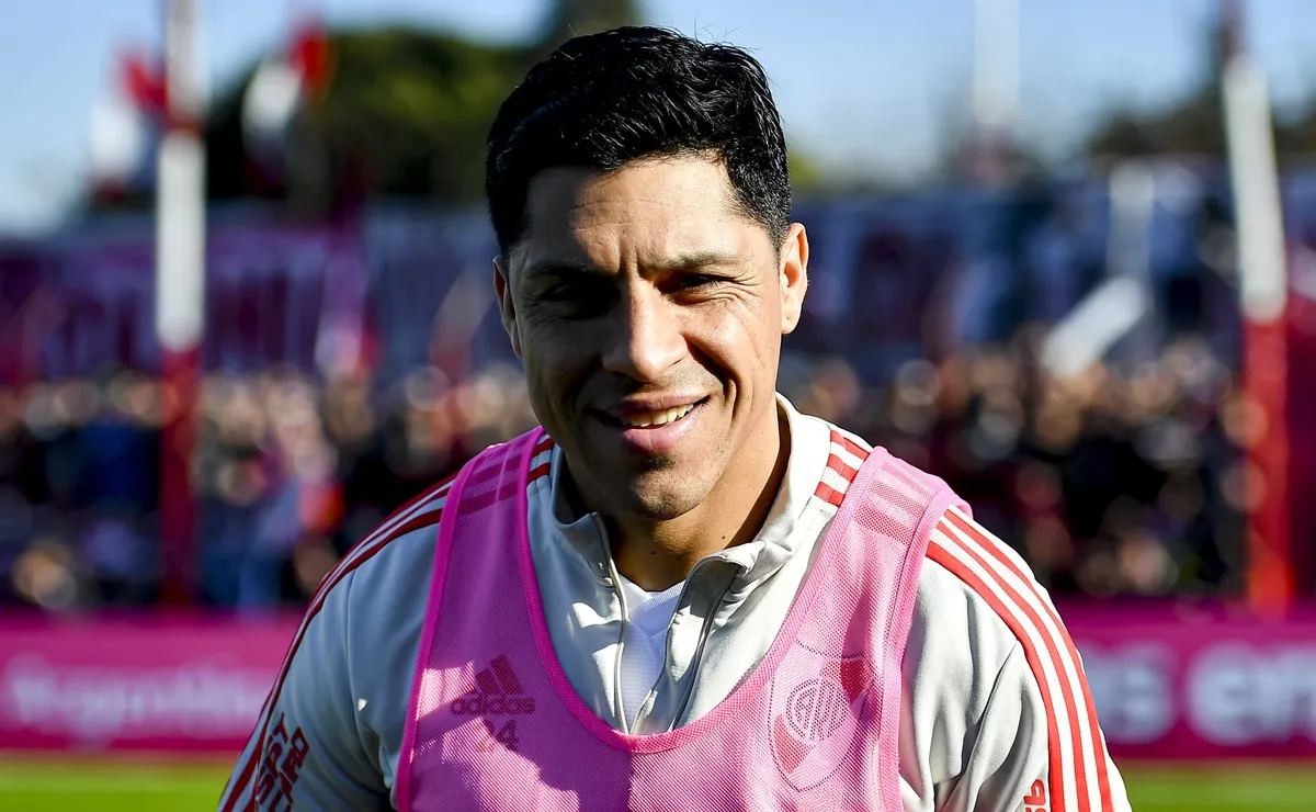 Enzo Pérez brindó un mensaje esperanzador en el marco del día del hincha de River