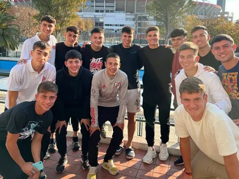 El hermoso gesto de Julián con los juveniles de la pensión de River