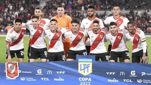 Los once de River que estuvieron desde el arranque ante Barracas.