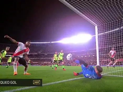 Polémica en el Monumental: ¿estuvo bien anulado el gol de Enzo Díaz?