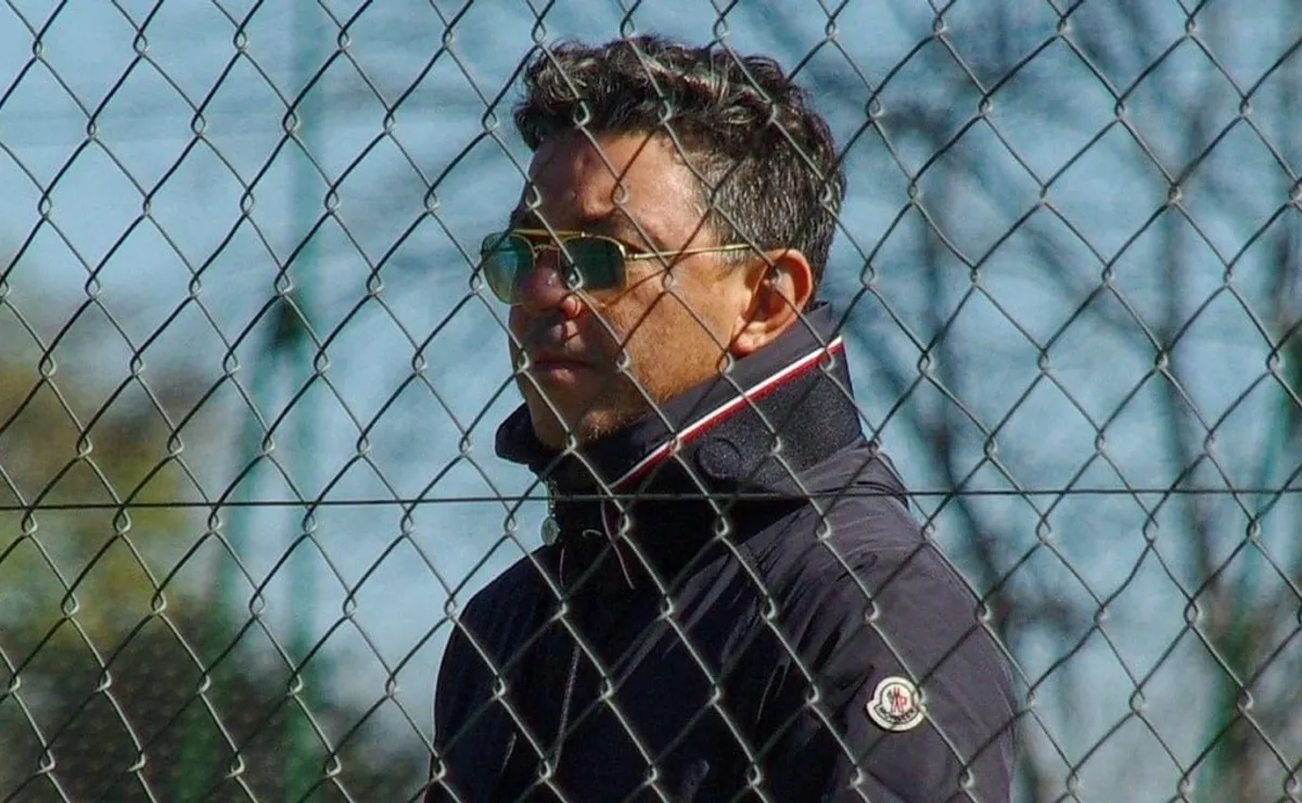 El Muñeco estuvo hace algunas semanas en River Camp viendo a las Inferiores y a su hijo Santino.