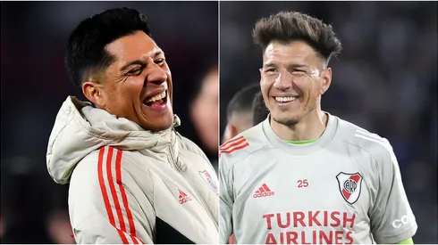 Enzo Pérez y Enrique Bologna.