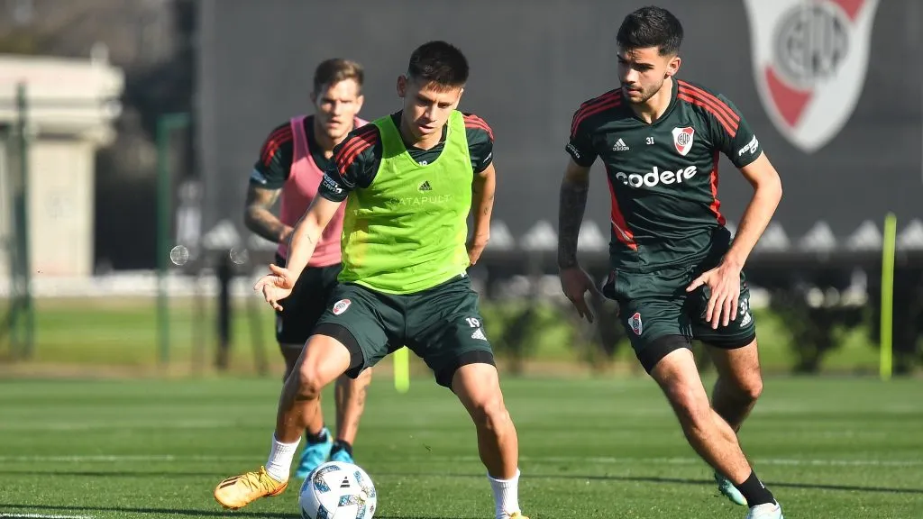 Echeverri tiene que renovar con River. (Foto: Prensa River).