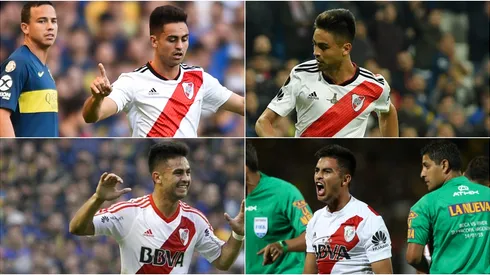 Pity Martínez y sus goles a Boca.