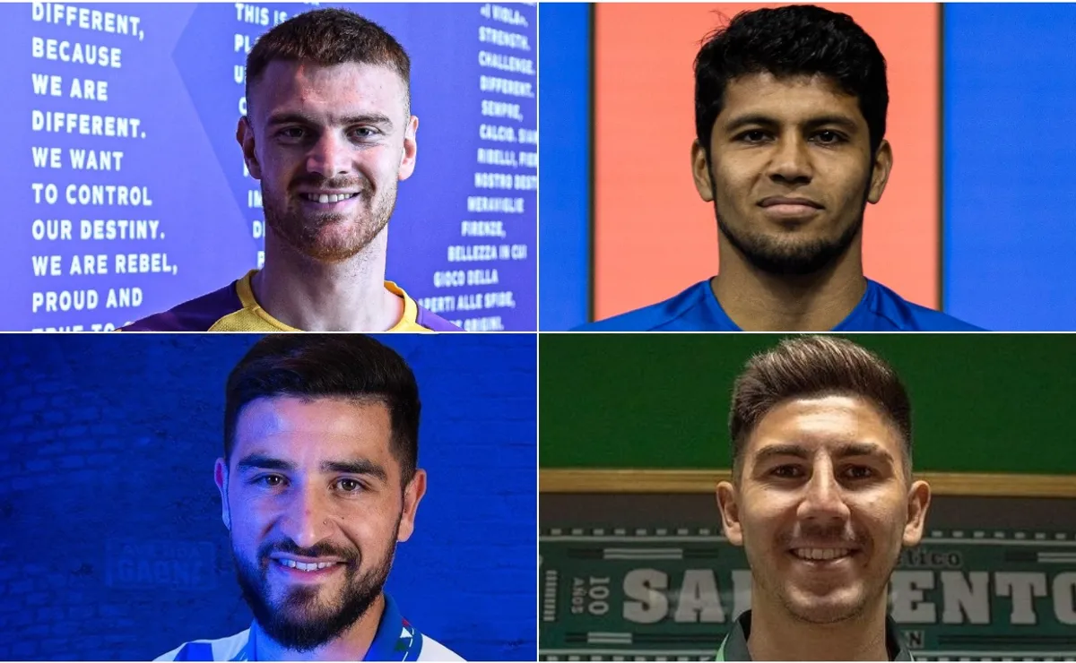 Lucas Beltrán, Robert Rojas, Elías Gómez y Agustín Fontana.