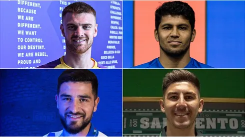 Lucas Beltrán, Robert Rojas, Elías Gómez y Agustín Fontana.