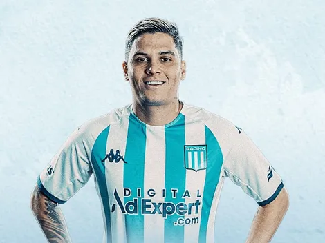 Juanfer fue presentado en Racing con una chicana a Boca