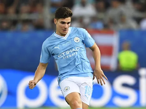 La revelación sobre Julián Álvarez en la final de la Supercopa: "No iba a jugar"