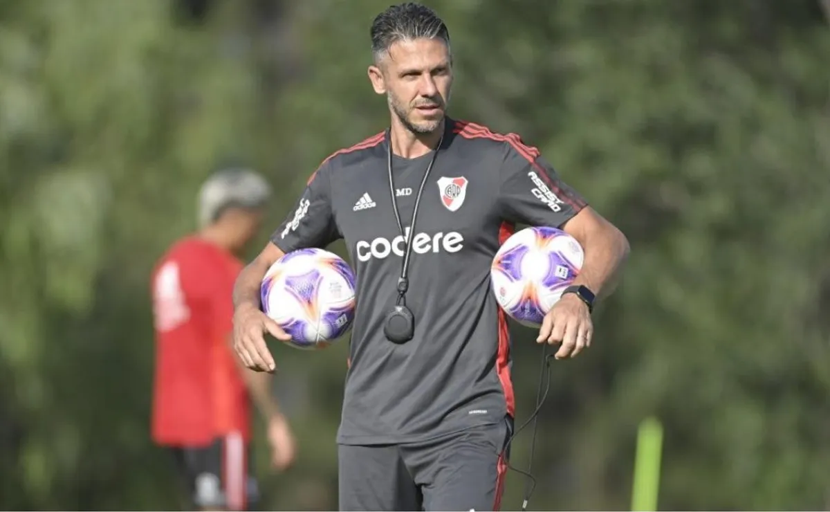 Demichelis prepara el equipo para jugar con Millonarios.